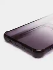 Серый чехол для Xiaomi Redmi Note 8 Pro , прозрачный , с карманом для карты