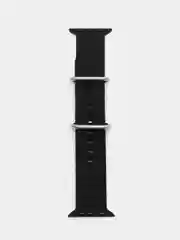 Черный силиконовый ремешок для Apple Watch 38 / 40 / 41, 42 / 44 / 45 / 49 мм