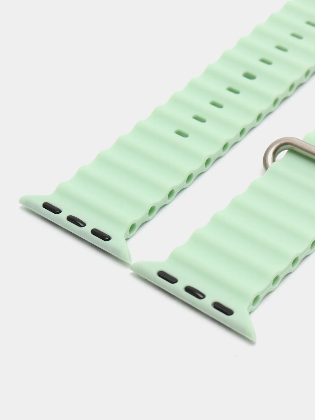 Салатовый силиконовый ремешок для Apple Watch 38 / 40 / 41, 42 / 44 / 45 / 49 мм