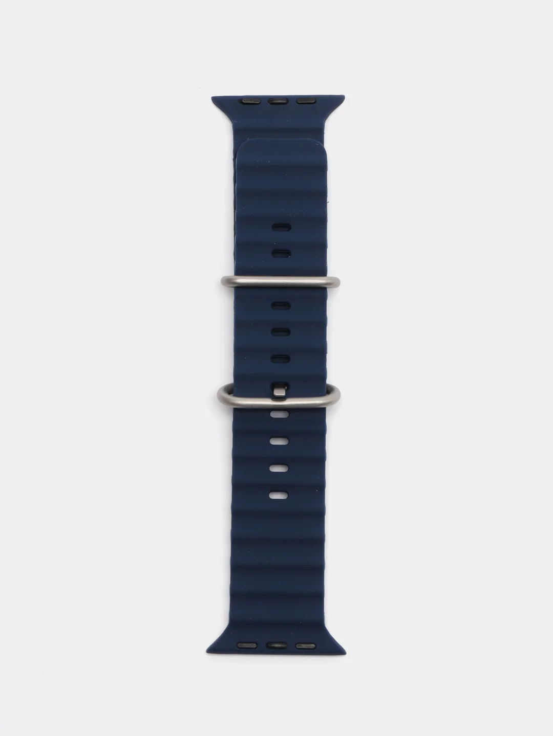 Темно-синий силиконовый ремешок для Apple Watch 38 / 40 / 41, 42 / 44 / 45 / 49 мм