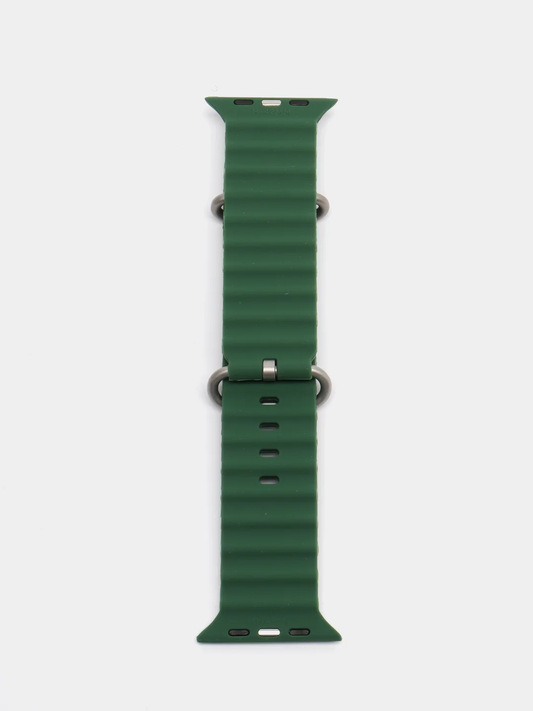 Тёмно-зелёный силиконовый ремешок для Apple Watch 38 / 40 / 41, 42 / 44 / 45 / 49 мм