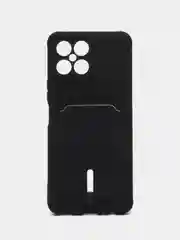 Чехол силиконовый для Huawei Honor X8 ( Хонор X8 ) с карманом для карт