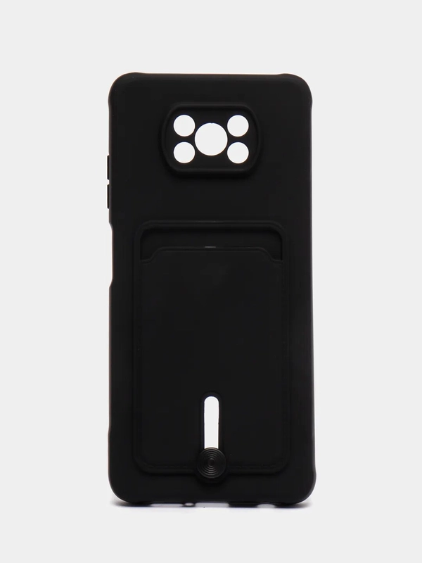 Чехол Xiaomi Poco X3 NFS, Poco X3 Pro, с карманом для карт (Сяоми Поко Х3, Поко Х3 Про)