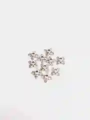 Серебряный шапочки для бусин, 6 мм