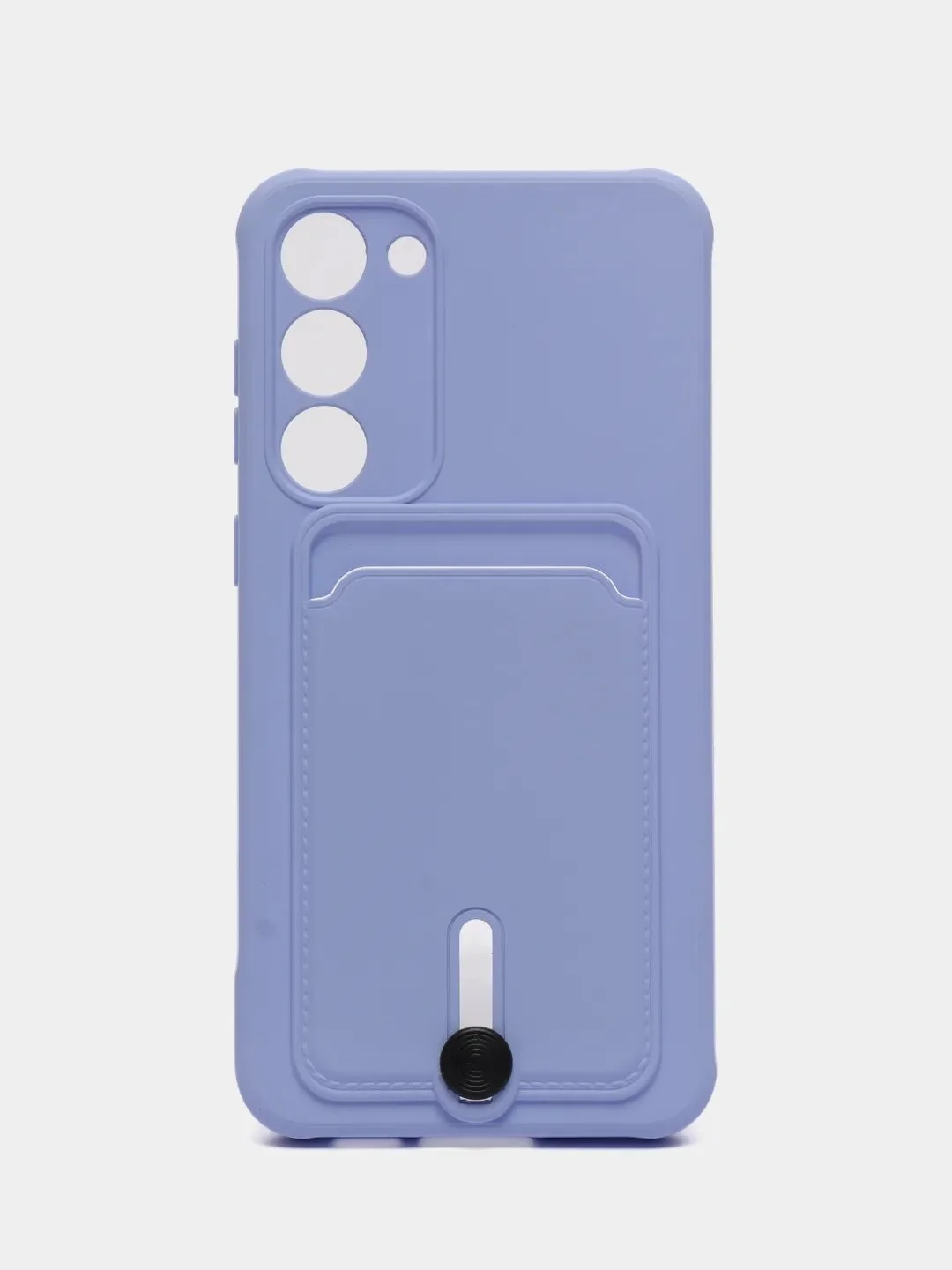 Силиконовый чехол для Samsung Galaxy S23 Plus, S23+ (Самсунг Галакси С23 Плюс), с карманом