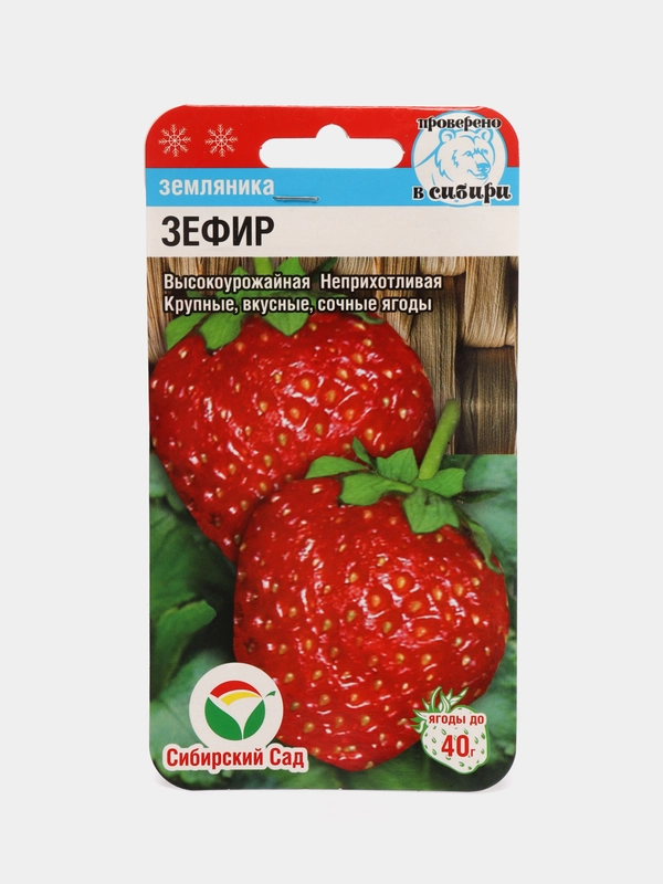 Земляника "Зефир"(семена)