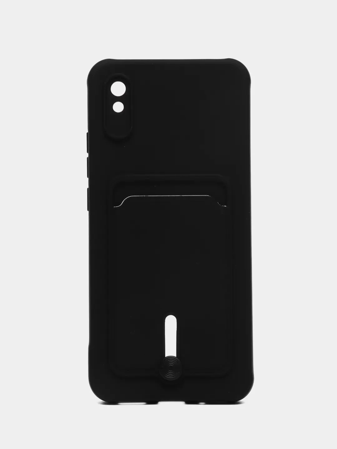Силиконовый чехол для Xiaomi Redmi 9A (Редми 9А) с карманом для карты, защита камеры