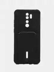 Аметистовый чехол для Xiaomi Redmi Note 8 Pro (Редми Нот 8 Про) силиконовый , с карманом