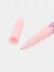 Розовый ручка с плавающими блестками