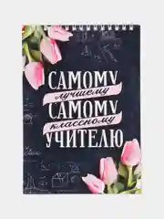 Пурпурный подарочный ежедневник, блокнот, планинг для учителя, воспитателя, размер А5, А6