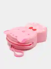 Пастельно-коралловый кошелек детский, силиконовый