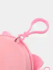 Пастельно-коралловый кошелек детский, силиконовый
