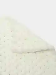 Белый плед детский плюшевый ручной вязки из пряжи Alize Puffy для новорожденных Одеяло Покрывало
