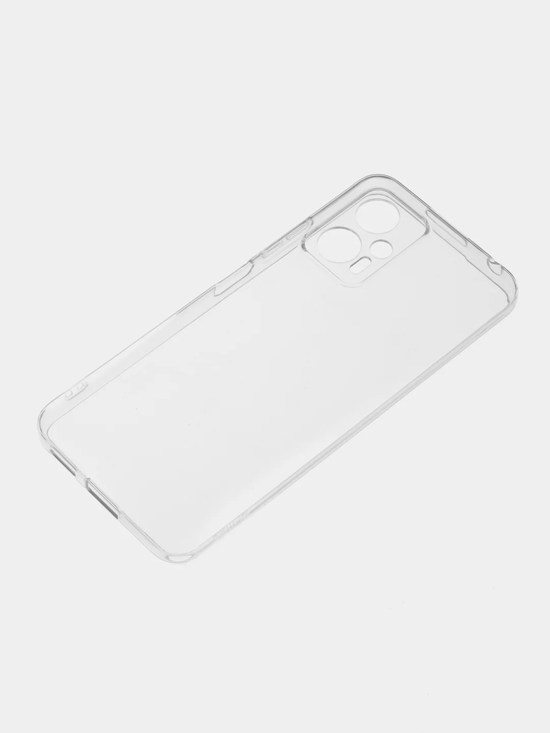 Прозрачный чехол Xiaomi Redmi Note 11T Pro прозрачный силиконовый противоударный с защитой камеры