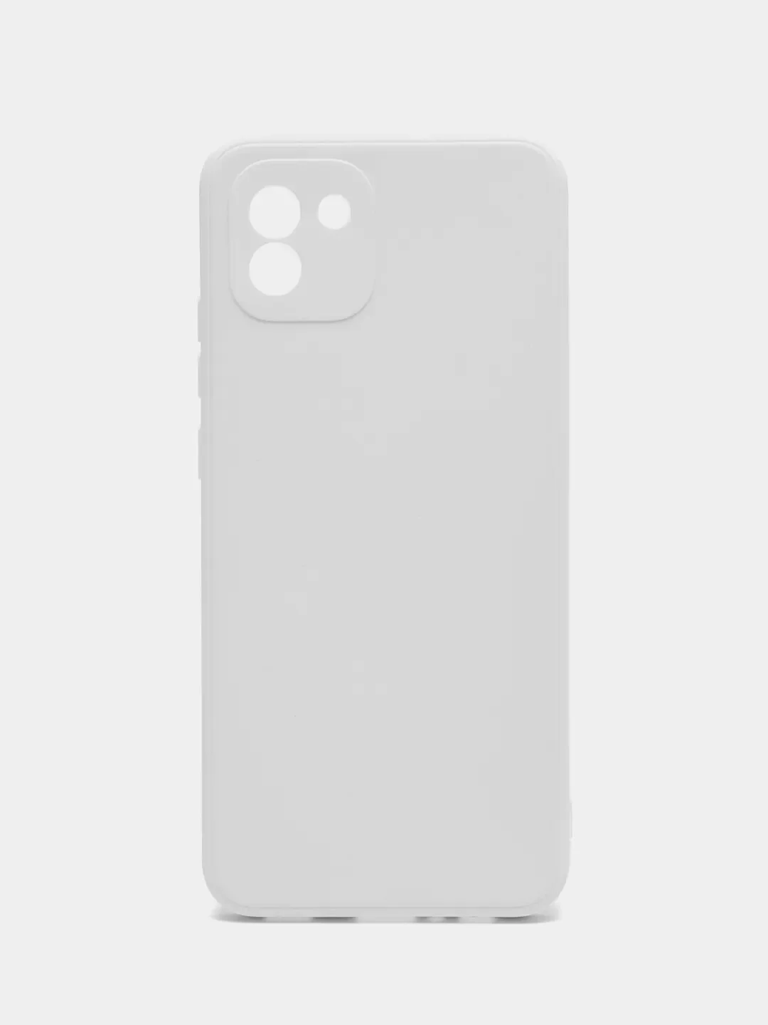 Силиконовый чехол Samsung Galaxy A03 (Самсунг Галакси А03) прозрачный