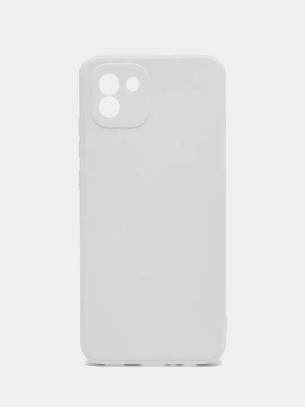 Силиконовый чехол Samsung Galaxy A03 (Самсунг Галакси А03) прозрачный