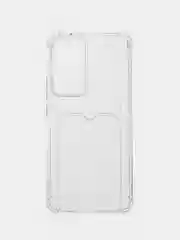 Прозрачный чехол для Xiaomi 12T, 12T Pro, Redmi K50 Ultra, Сяоми 12Т прозрачный, с карманом для карты