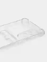 Лавандовый чехол противоударный Samsung Galaxy A53 5G, СамсунгА53 5G, прозрачный с карманом для карты