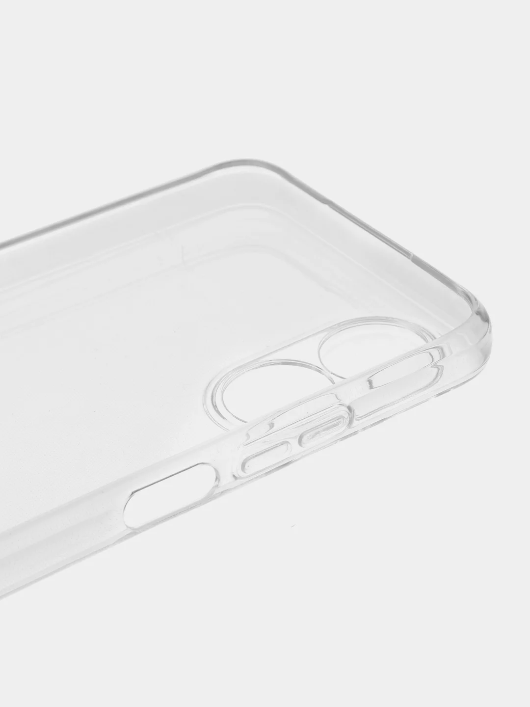 Прозрачный чехол силиконовый для Oppo A17 / A17K, Оппо А17, А17К, прозрачный, с защитой камеры