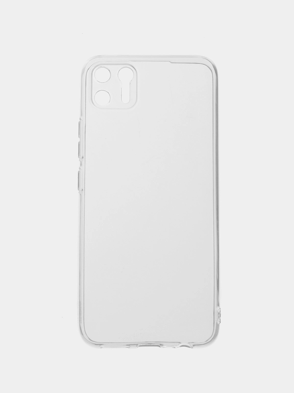 Чехол Realme C11 2020 (Реалми С11 2020), прозрачный, силиконовый, с защитой камеры