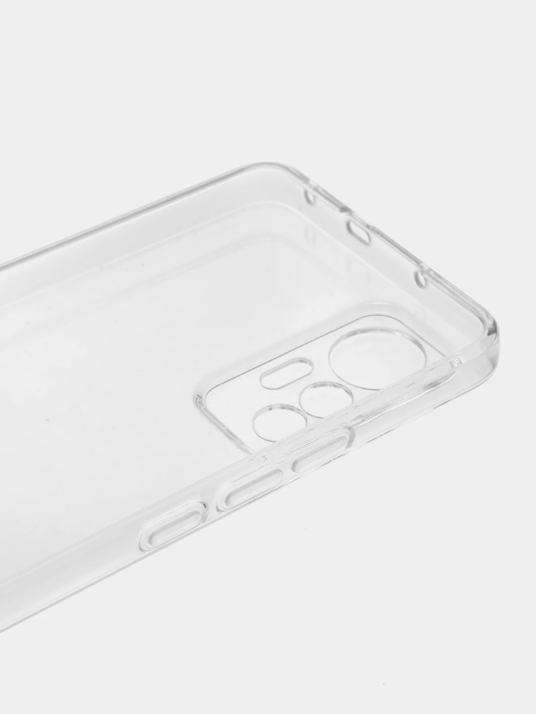 Прозрачный чехол Xiaomi 12 Lite, Сяоми 12 Лайт прозрачный силиконовый с защитой камеры