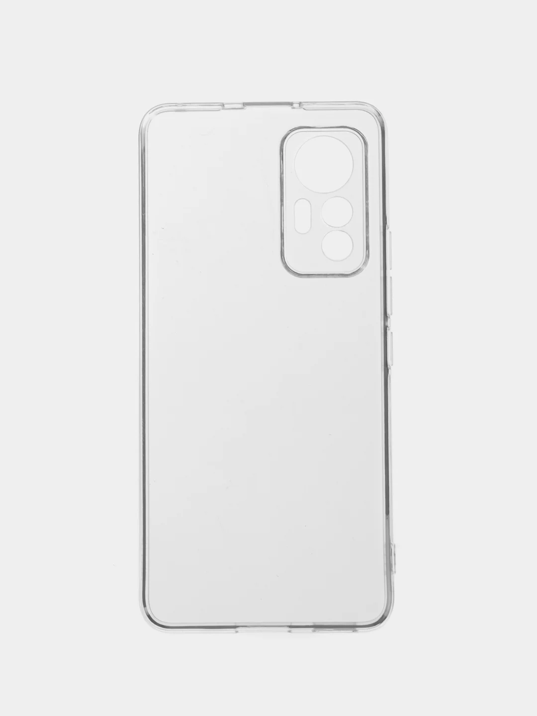 Прозрачный чехол Xiaomi 12 Lite, Сяоми 12 Лайт прозрачный силиконовый с защитой камеры