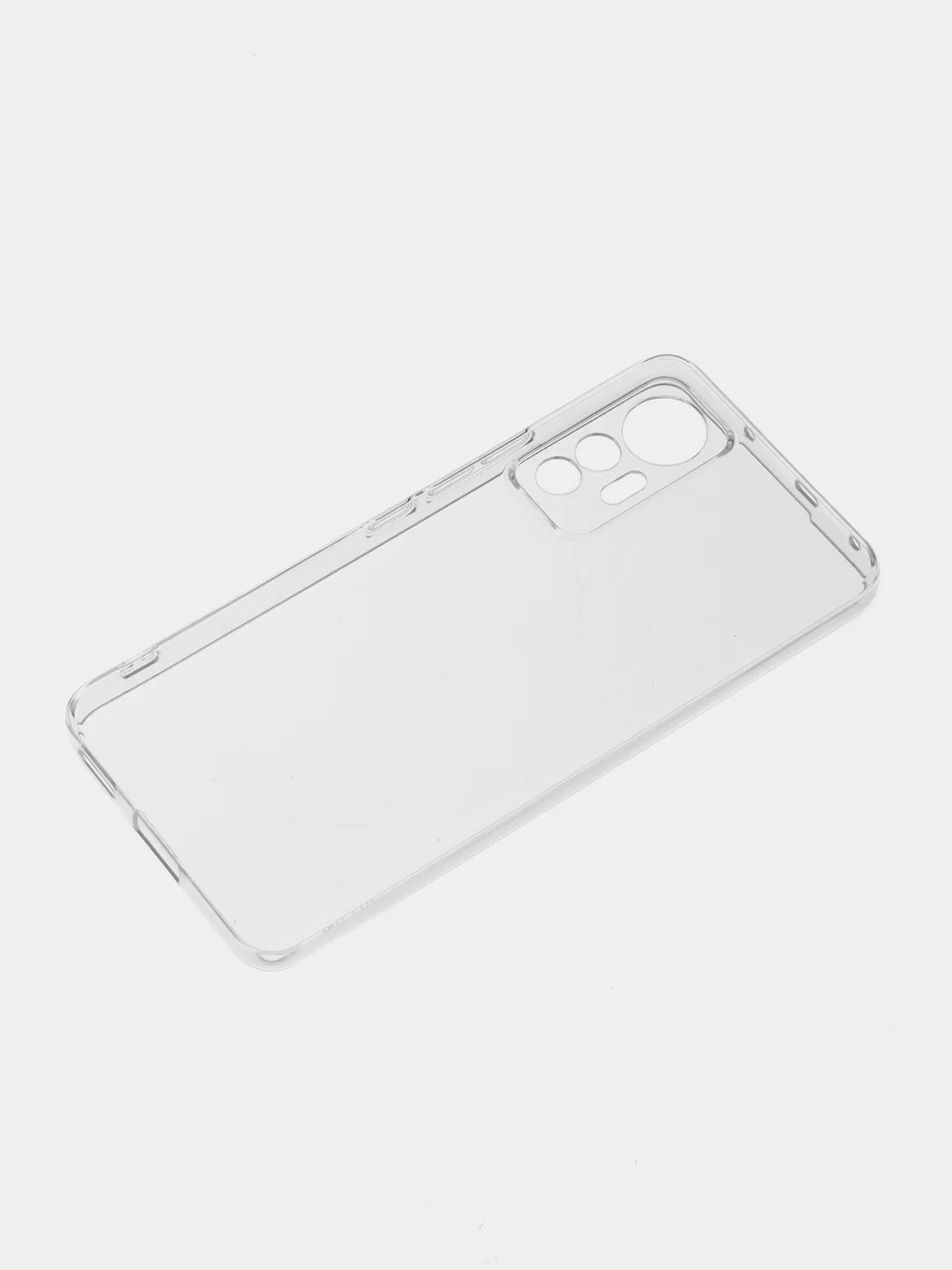 Прозрачный чехол Xiaomi 12 Lite, Сяоми 12 Лайт прозрачный силиконовый с защитой камеры