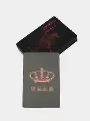 Белый карты для покера/Карты игральные пластиковые черные/Карты54шт/настольная игра/контейнер