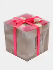 Аметистовый букет из мыла "Розы", подарочный, в коробке, 9 шт