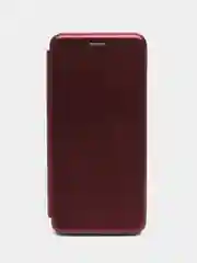Багровый чехол-книжка для Tecno Pop 6 Pro, Pop 5 Lite, Camon 19, 19 Pro, Pova 4