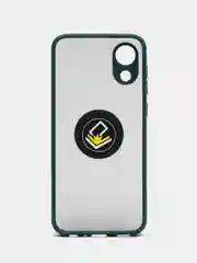 Морской чехол Samsung Galaxy A03 Core, пластиковый, матовый, с кольцом и цветными кнопками