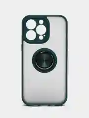 Морской чехол iPhone 13, 13 Pro, пластиковый, матовый, с кольцом и цветными кнопками