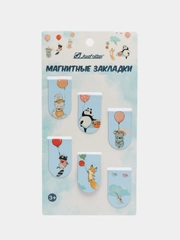 Набор магнитных закладок для книг, 6 штук