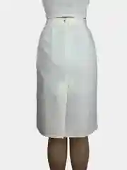 Юбка офисная, белая