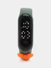 Тёмно-зелёный детские электронные смарт-часы М3+, с героями мультфильмов