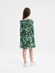 Зеленый платье детское, туника в садик