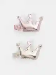 Бежевый заколка "Королева"