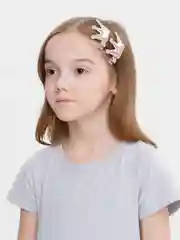 Бежевый заколка "Королева"