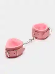 Розовый мягкие наручники БДСМ