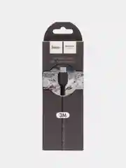 Кабель Hoco X20 3 метра Lightning iPhone 2A, Micro USB 2A, Type-C 3A