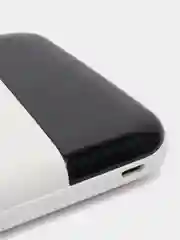Белый повер банк, 10000 mAh, с беспроводной зарядкой для смартфонов