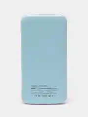 Голубой повер банк, 10000 mAh, с беспроводной зарядкой для смартфонов