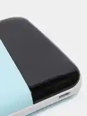 Голубой повер банк, 10000 mAh, с беспроводной зарядкой для смартфонов