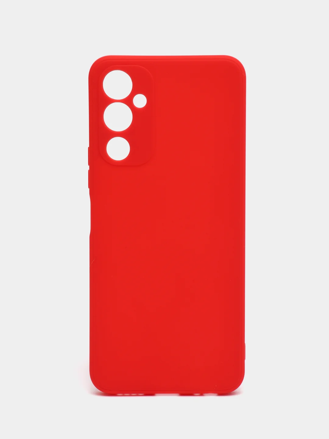 Красный чехол для Tecno POVA 4 (Техно Пова 4), силиконовый прозрачный