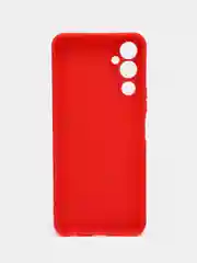Красный чехол для Tecno POVA 4 (Техно Пова 4), силиконовый прозрачный