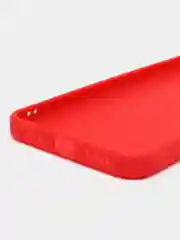 Красный чехол для Tecno POVA 4 (Техно Пова 4), силиконовый прозрачный