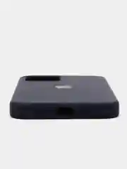 Темно-синий чехол Silicone Case iPhone 11, 12, 13, 14, Pro, Pro Max, с закрытым низом, кейс