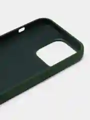Тёмно-зелёный чехол Silicone Case iPhone 11, 12, 13, 14, Pro, Pro Max, с закрытым низом, кейс