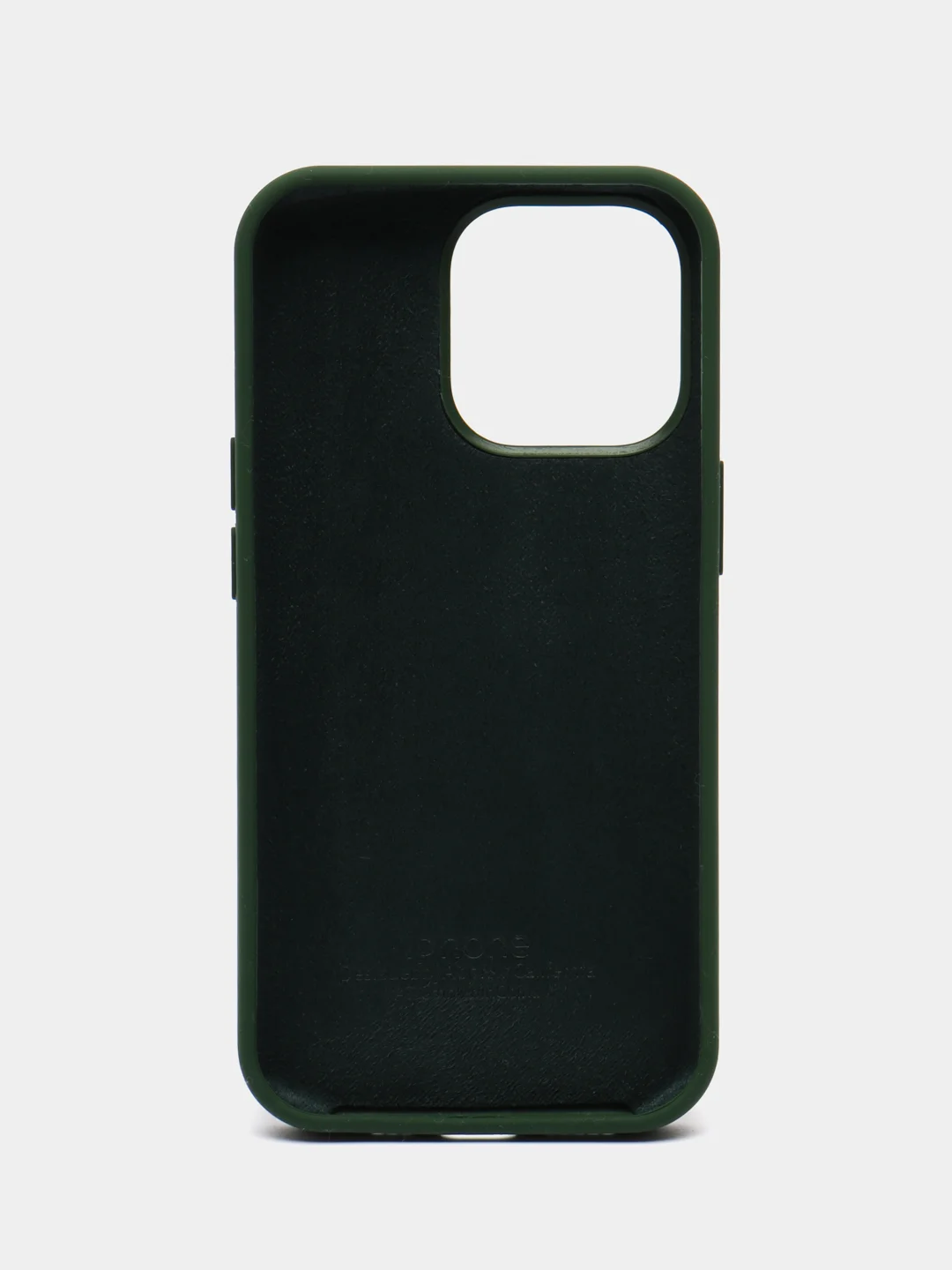 Тёмно-зелёный чехол Silicone Case iPhone 11, 12, 13, 14, Pro, Pro Max, с закрытым низом, кейс