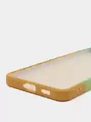 Бирюзовый силиконовый чехол с защитой камеры Samsung A13, A03s, S22/Ultra, A22, A52, A12, с рисунком